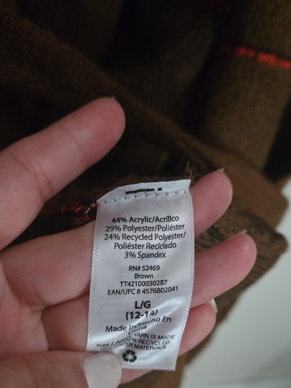Time and Tru Brown Belted Knit Cardigan With Belt - Picture 4 of 7